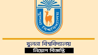 খুলনা বিশ্ববিদ্যালয় নিয়োগ বিজ্ঞপ্তি ২০২২