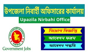উপজেলা নির্বাহী অফিসে নিয়োগ বিজ্ঞপ্তি ২০২২